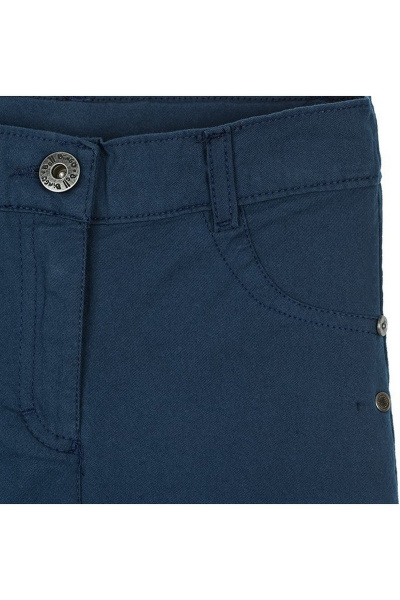 Джинсовые брюки из хлопка с регулятором и накладными карманами Bell Bimbo 181012 синий - фото 3