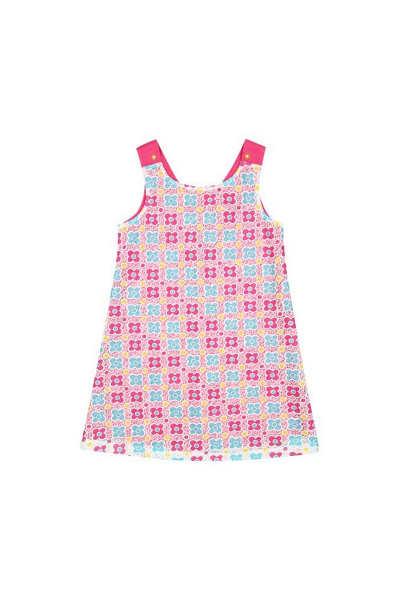 Платье сарафан трапециевидное из кружевного полотна Bell Bimbo 180004 фуксия - фото 1