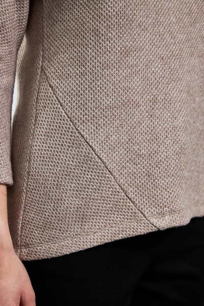 Легкий бежевый джемпер из трикотажа для повседневной носки Femme & Devur 5904 1.29F(170) - фото 4