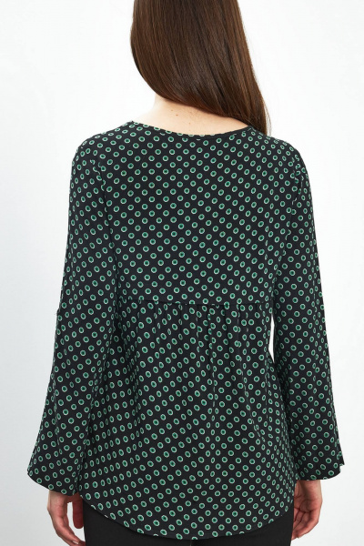 Блуза из вискозы с принтом и фигурным низом Femme & Devur 70648 2.33F(170) - фото 5