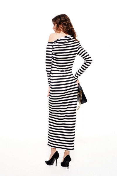 Платье ELLETTO 1987 черно-белый - фото 2