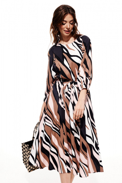 Платье ELLETTO 1989 мультиколор - фото 4