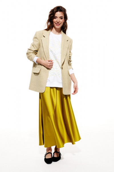 Жакет ELLETTO 3711 желтый - фото 1