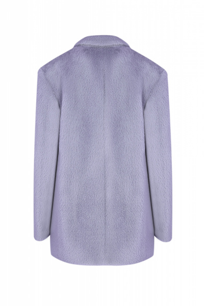 Пальто из пальтовой ткани в стиле на каждый день Elema 1-589-164 лаванда - фото 3