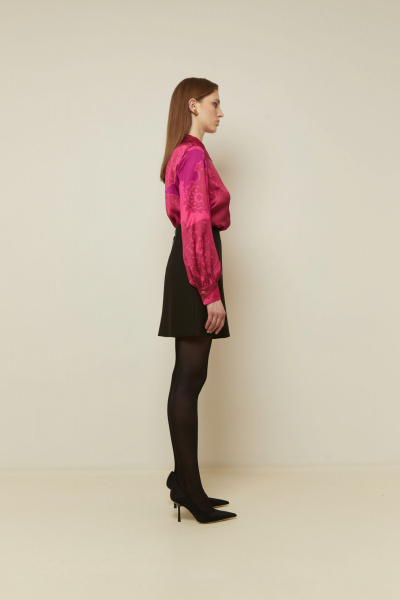 Блуза из текстиля на каждый день Elema 2К-13107-1-170 принт - фото 2