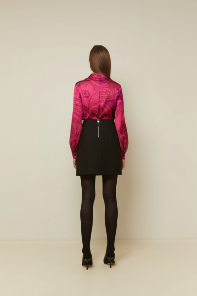 Блуза из текстиля на каждый день Elema 2К-13107-1-170 принт - фото 3