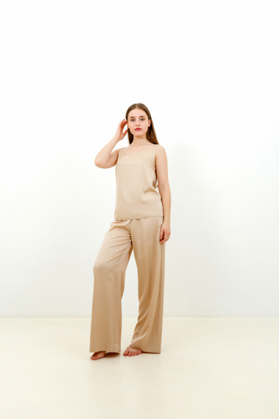 Топ Elema 2К-74-170 бежевый - фото 2