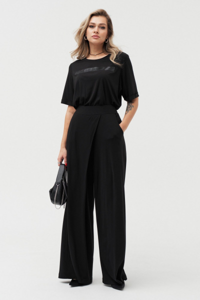 Брюки GRATTO 3348 черный - фото 4