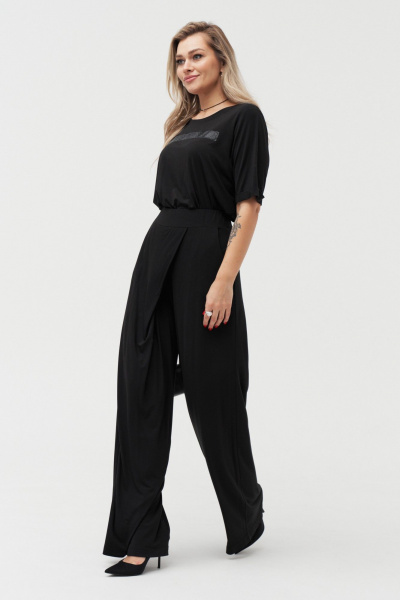 Брюки GRATTO 3348 черный - фото 2