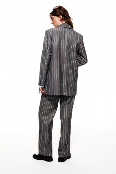 Брюки, жакет ELLETTO 5253 серый - фото 7