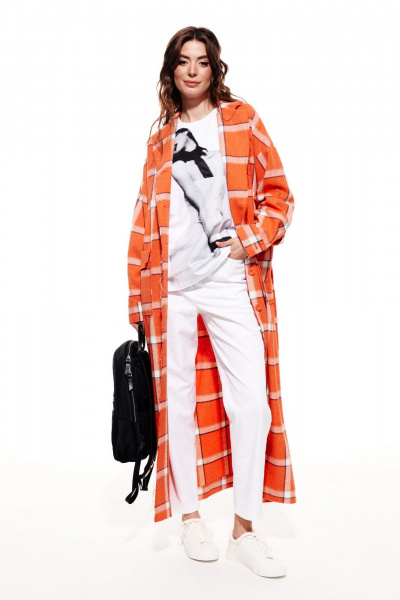 Кардиган ELLETTO 3708 оранжевый - фото 14