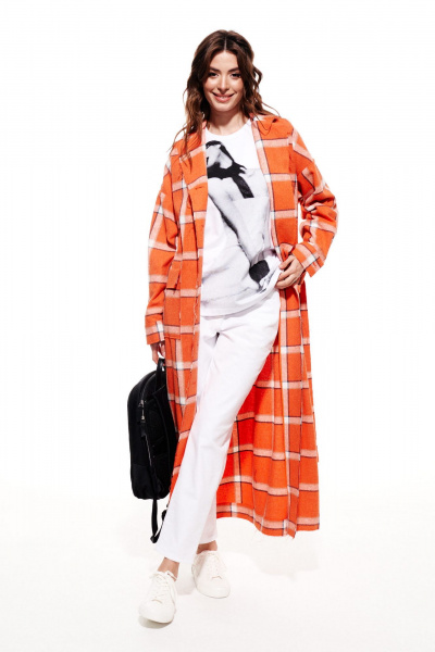 Кардиган ELLETTO 3708 оранжевый - фото 13