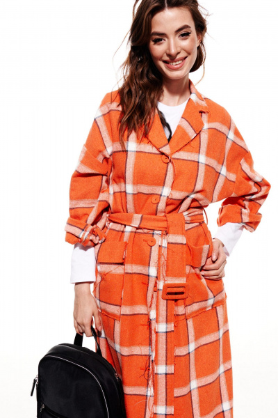 Кардиган ELLETTO 3708 оранжевый - фото 4