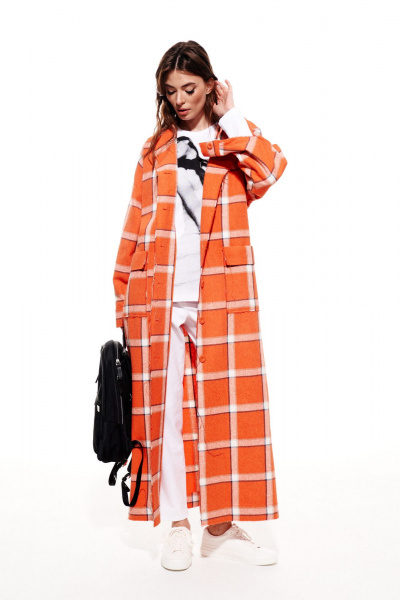 Кардиган ELLETTO 3708 оранжевый - фото 2