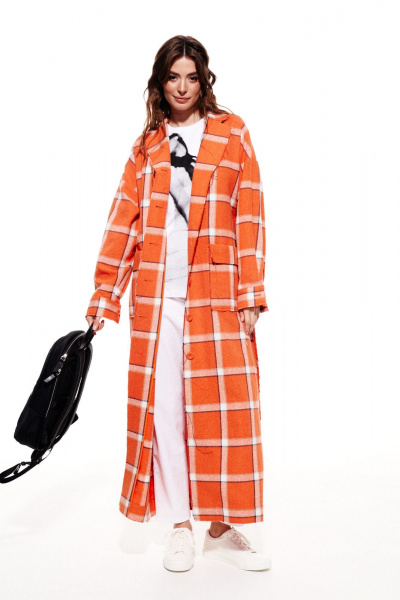 Кардиган ELLETTO 3708 оранжевый - фото 1