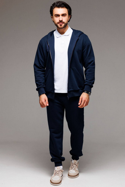 Мужской спортивный костюм комплект худи и брюки из трикотажа GO M3070/20-04 - фото 3