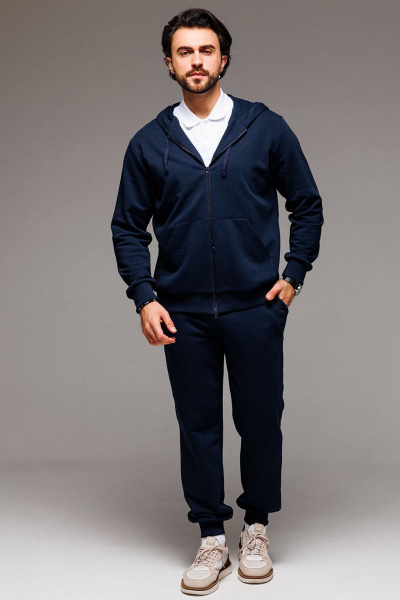 Мужской спортивный костюм комплект худи и брюки из трикотажа GO M3070/20-04 - фото 2