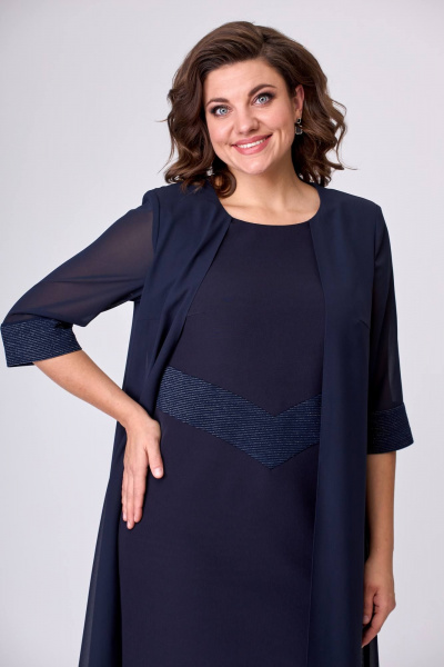 Платье Moda Versal П2420 т.синий - фото 12