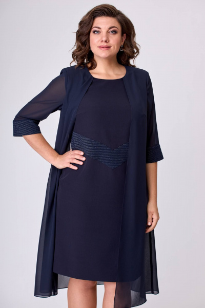 Платье Moda Versal П2420 т.синий - фото 11