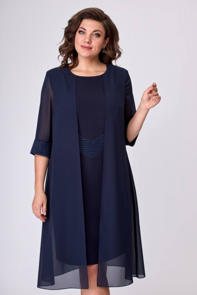 Платье Moda Versal П2420 т.синий - фото 10