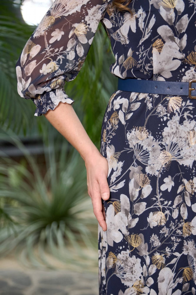 Платье Moda Versal П2363 темно-синий - фото 8