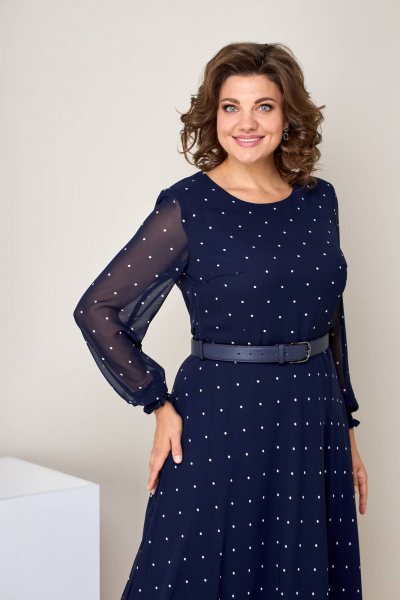 Платье Moda Versal П2360 т.синий - фото 3