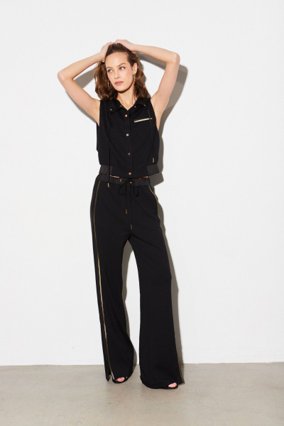 Жилет и брюки из трикотажа с капюшонами и лампасами DAVYDOV 6398.1 - фото 4