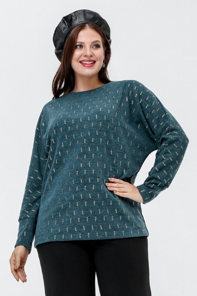Джемпер La rouge 3308 малахит-(золото) - фото 1