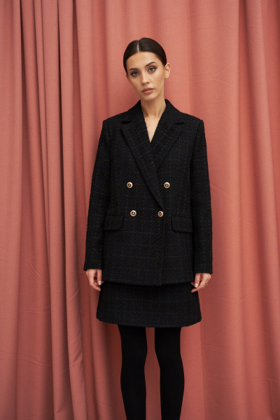 Жакет, юбка ATTIKA А3477 черный - фото 2