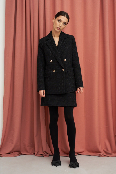 Жакет, юбка ATTIKA А3477 черный - фото 1