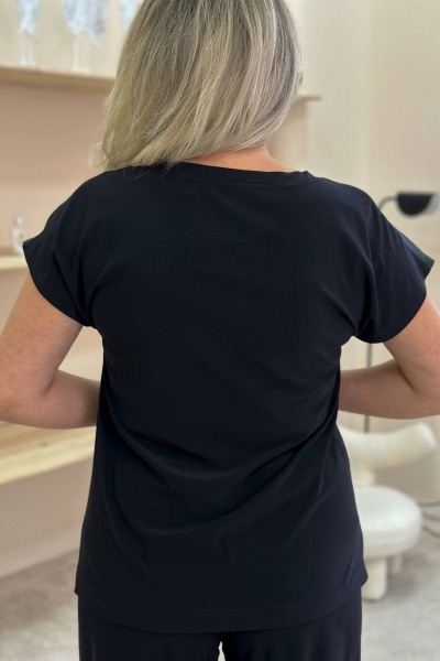 Топ LindaLux 1-194/1 черный_шелк - фото 5