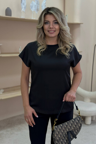 Топ LindaLux 1-194/1 черный_шелк - фото 1