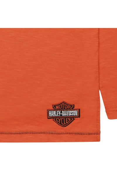 Демисезонный джемпер с асимметричным низом и вышивкой Bell Bimbo 180136 терракот - фото 4