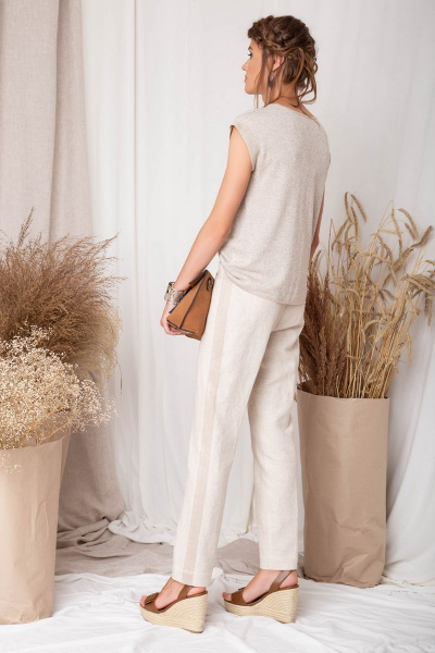 Джемпер Barbara Geratti 3809 лен - фото 2