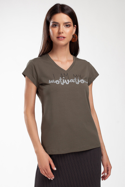 Летний джемпер из трикотажа и хлопка яркий стиль Femme & Devur 30111 1.20F(170) - фото 1