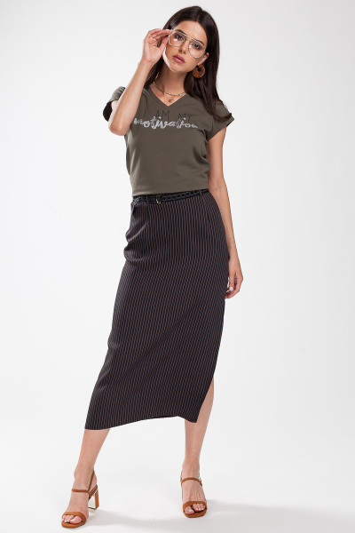 Летний джемпер из трикотажа и хлопка яркий стиль Femme & Devur 30111 1.20F(170) - фото 2