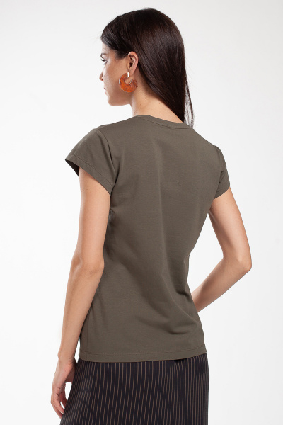 Летний джемпер из трикотажа и хлопка яркий стиль Femme & Devur 30111 1.20F(170) - фото 3