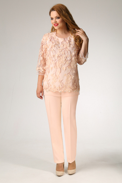 Брюки, туника LaKona 1043 персик - фото 1