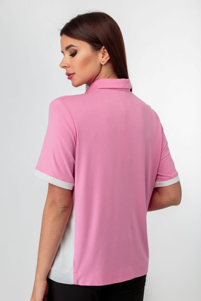 Футболка Anelli 819 розовый - фото 4