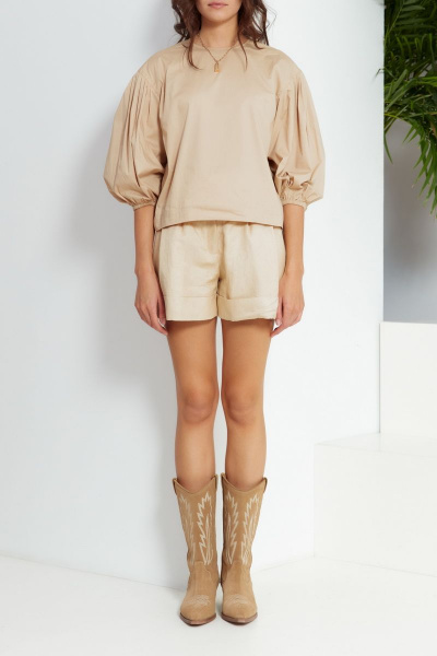 Блуза Lakbi 51484 беж - фото 2