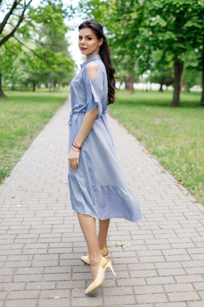 Платье YFS 6130 голубой - фото 2