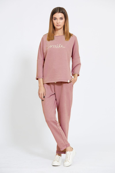 Брюки, джемпер EOLA 1849 грязно-розовый - фото 1