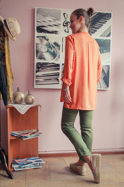 Блуза Arisha 2016 тициановый - фото 6