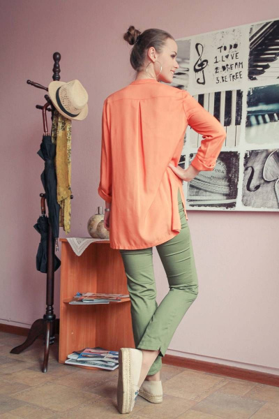 Блуза Arisha 2016 тициановый - фото 5