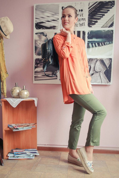 Блуза Arisha 2016 тициановый - фото 2