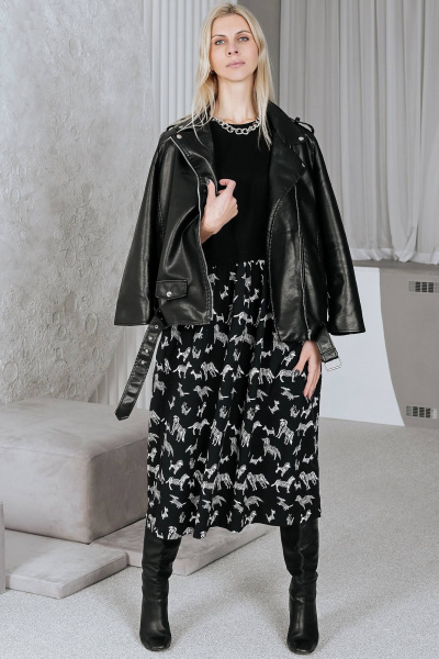 Нарядное повседневное платье с карманами и сборками BUNABOUTIQUE 2080 - фото 2