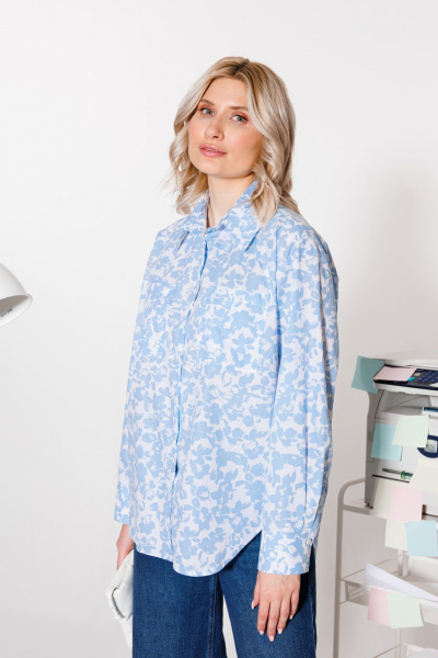 Блуза KOKOdea 4.14_голубой - фото 3