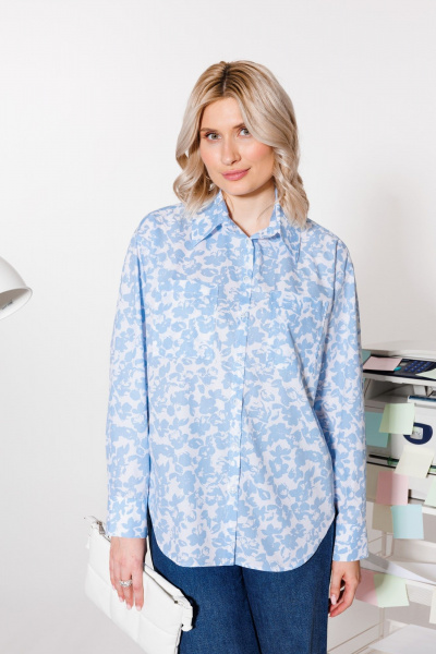 Блуза KOKOdea 4.14_голубой - фото 2