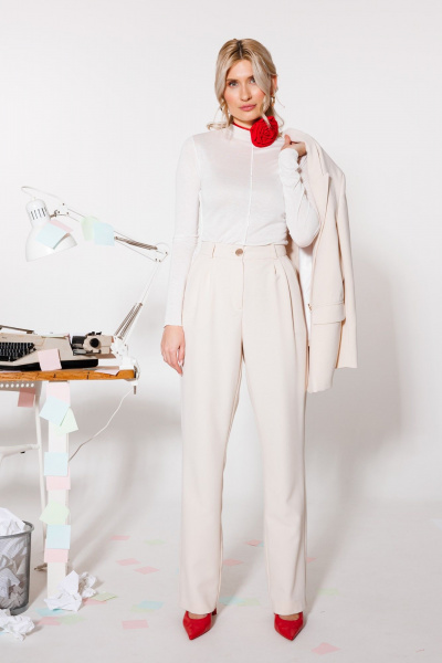 Брюки KOKOdea 211960.2_бежевый - фото 1