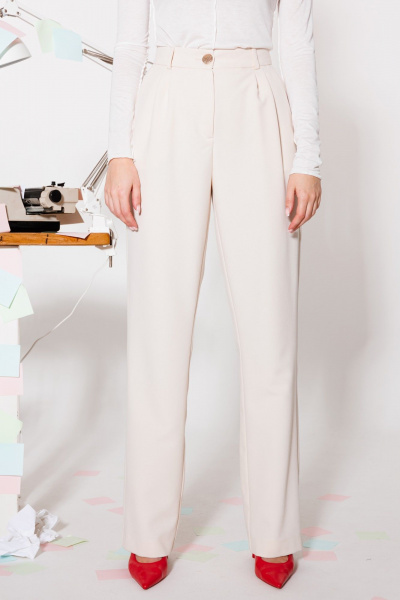 Брюки KOKOdea 211960.2_бежевый - фото 4